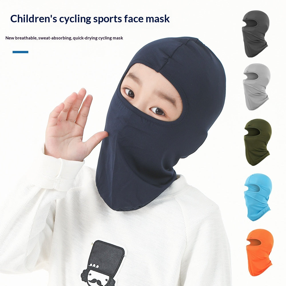 Masque d'équitation en plein air pour enfants Headgear Windproof Sports