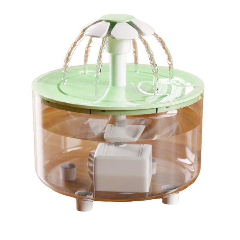 Fontaine d'eau pour animaux domestiques à filature automatique