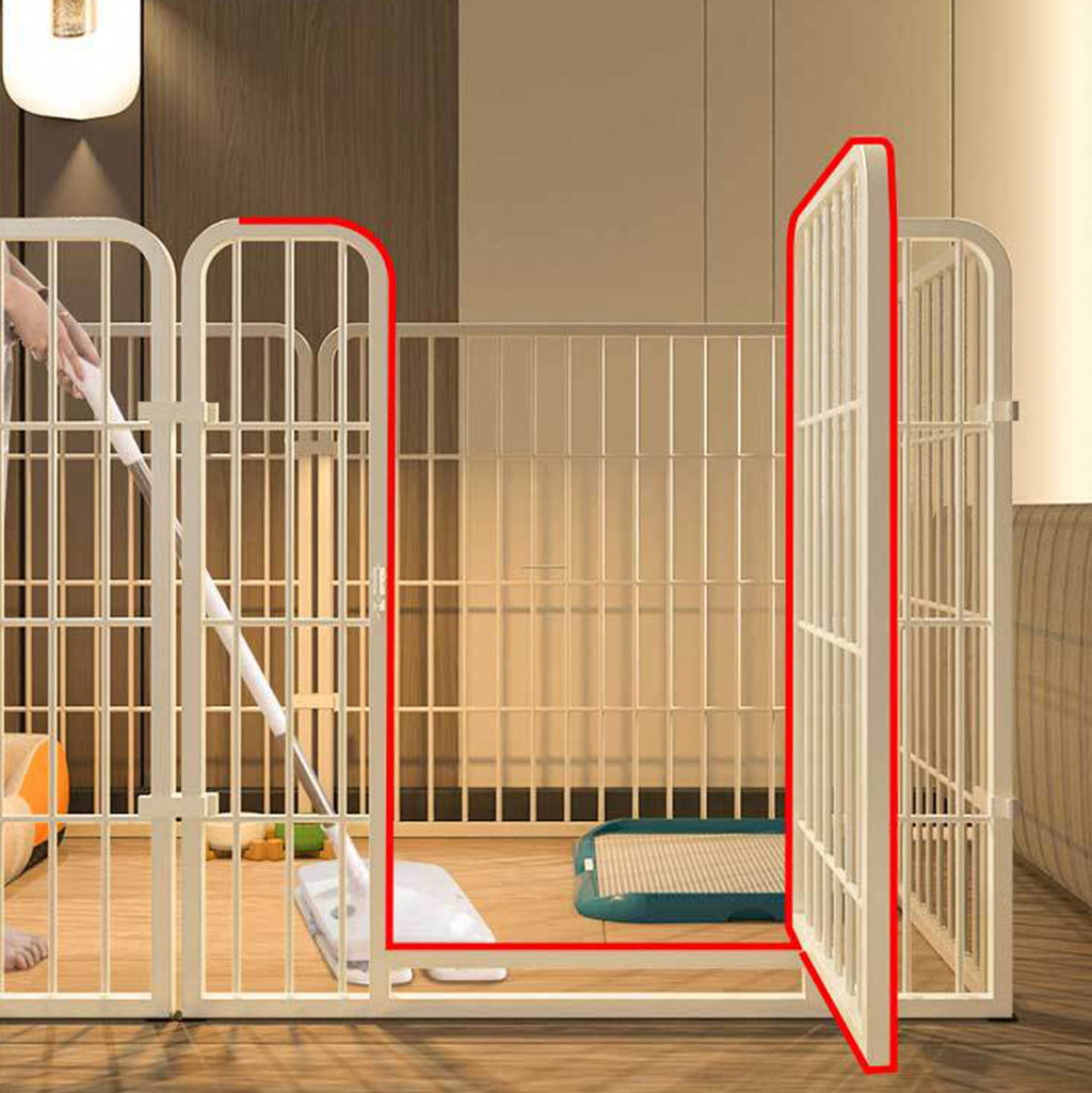 6Panel chien chien chiot Playpen métal intérieur extérieur chien Fence pour petit chien moyen