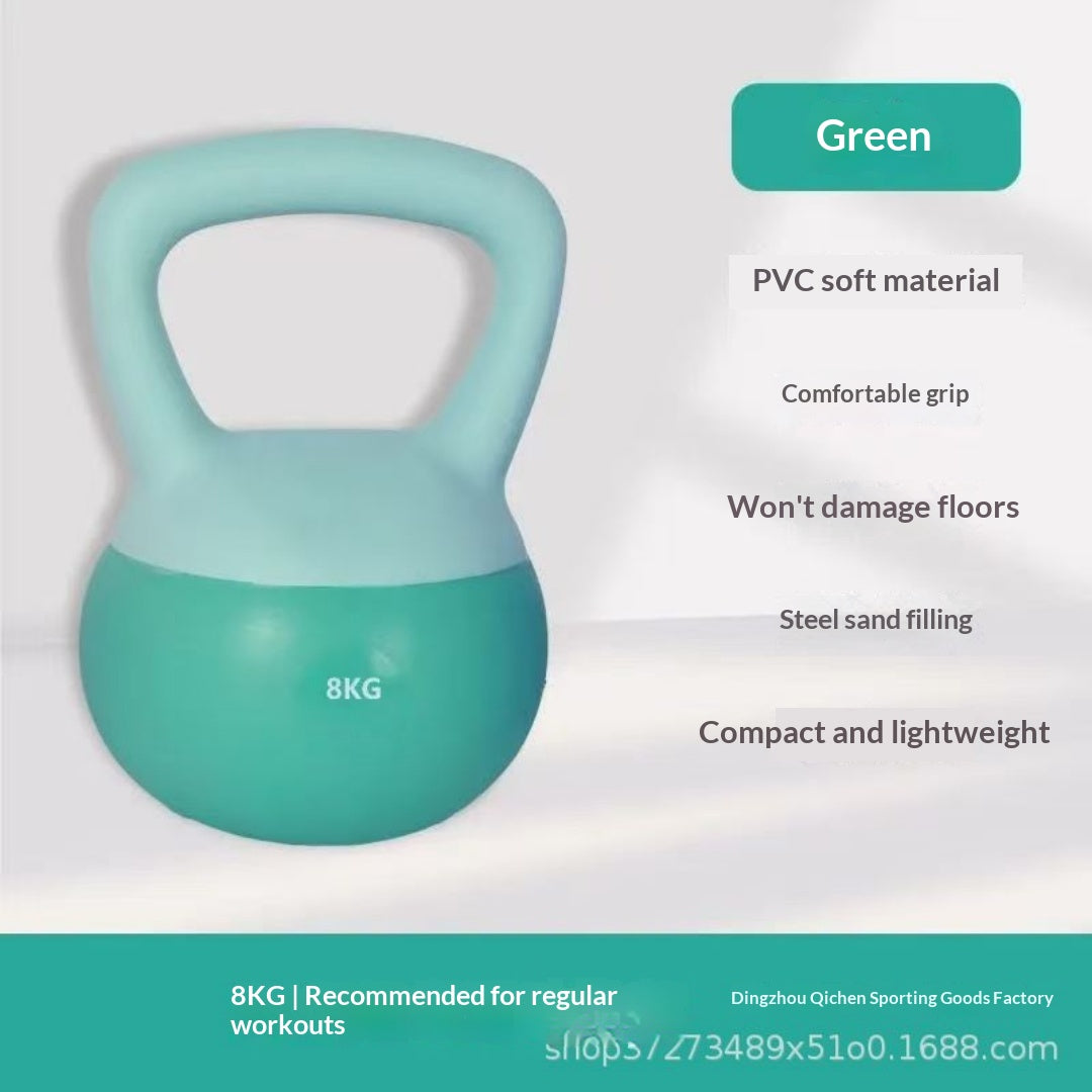 Soft Kettle Bell Fitness pour Femme Accueil 6kg Hip Training Shaping Soft Bell Kettle pour Homme