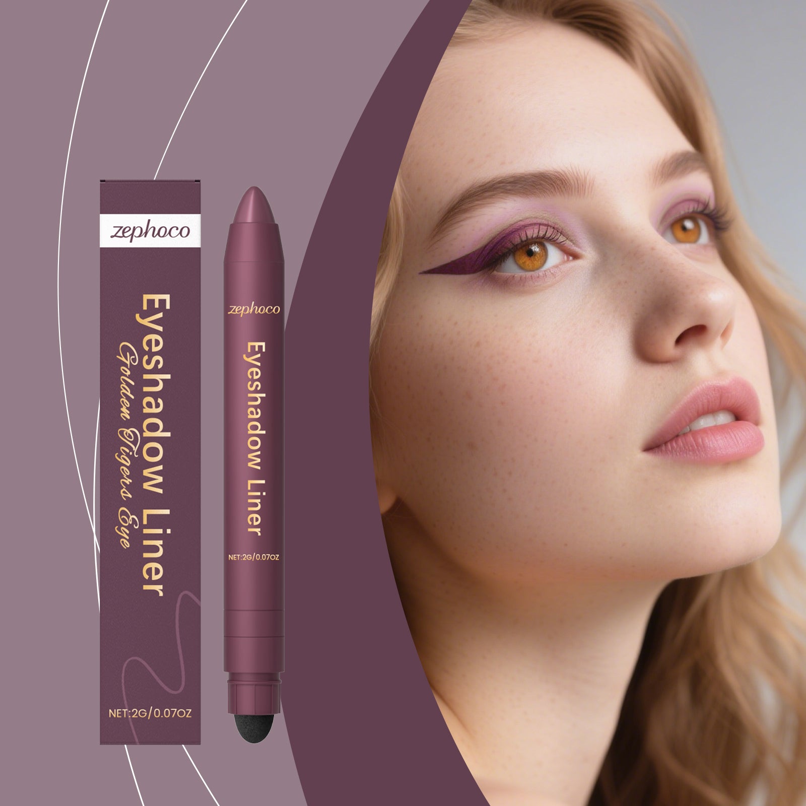 2-en-1 Eyeliner Pencil Golden Tiger's Eye