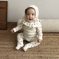 Elegant long-sleeved base layer top with turn-down collar