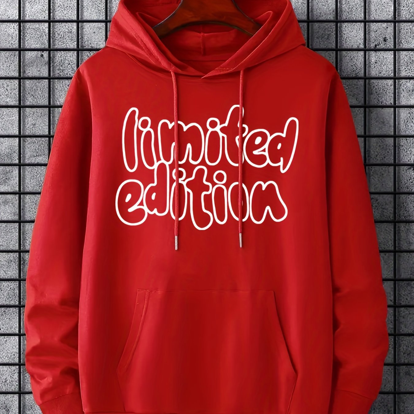Taille européenne Homme édition limitée Motif polaire Hoodie décontractée