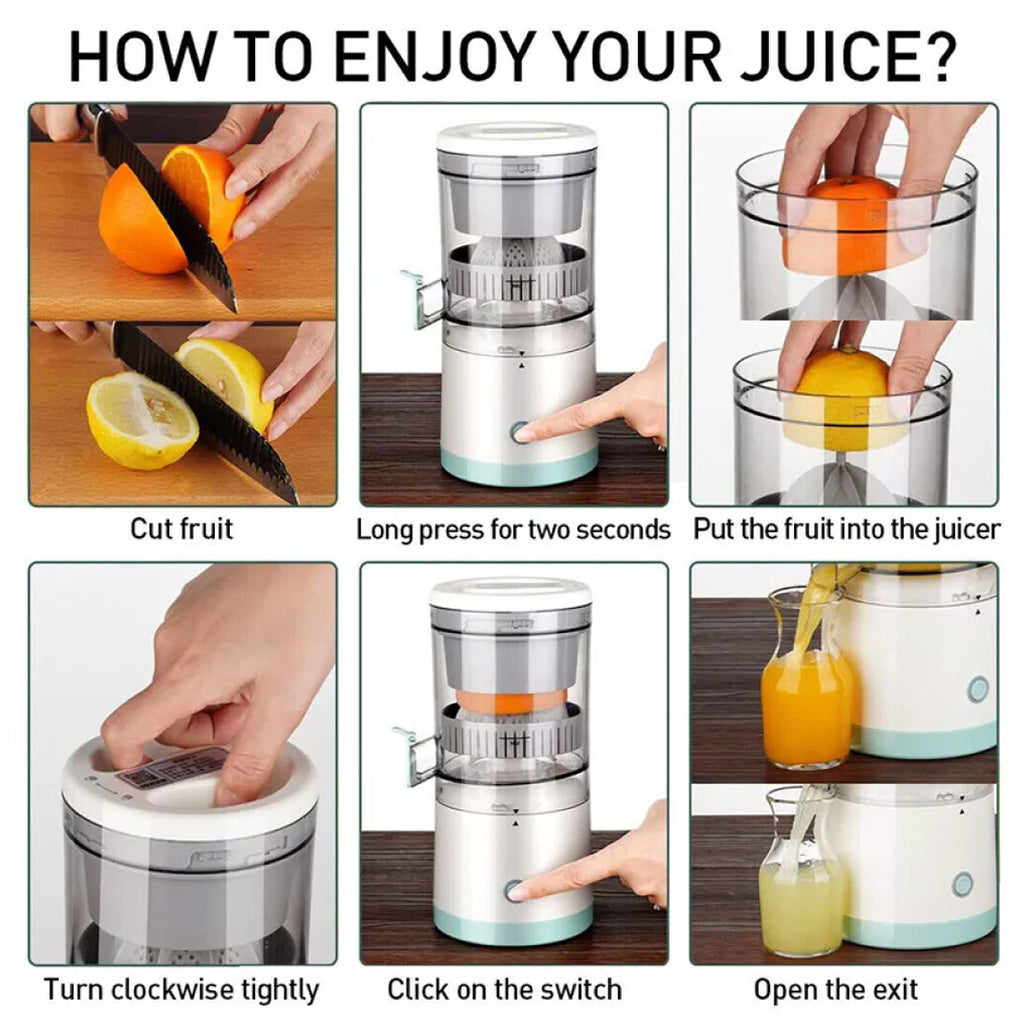 Chargeur USB électrique Jus Presseur Squeezer Orange Lemon Watermelon Juicer