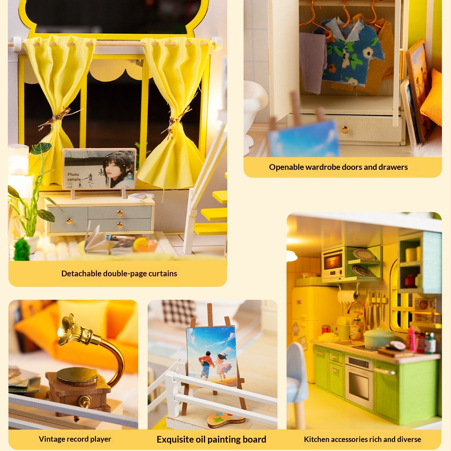 Maison miniature à monter soi-même – scène architecturale
