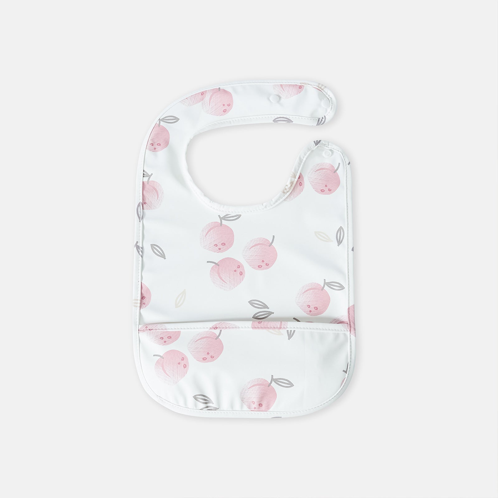 Nettoyant étanche de fermeture de snap Bib mangeant serviette de salive bille d'enfant