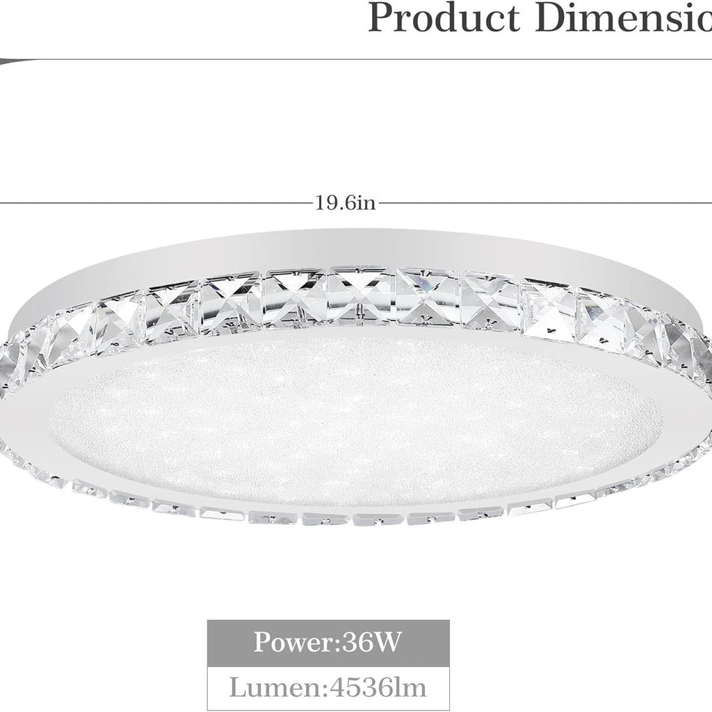 Crystal Ceiling Light for Bedroom Corridor Walkway