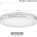 Crystal Ceiling Light for Bedroom Corridor Walkway