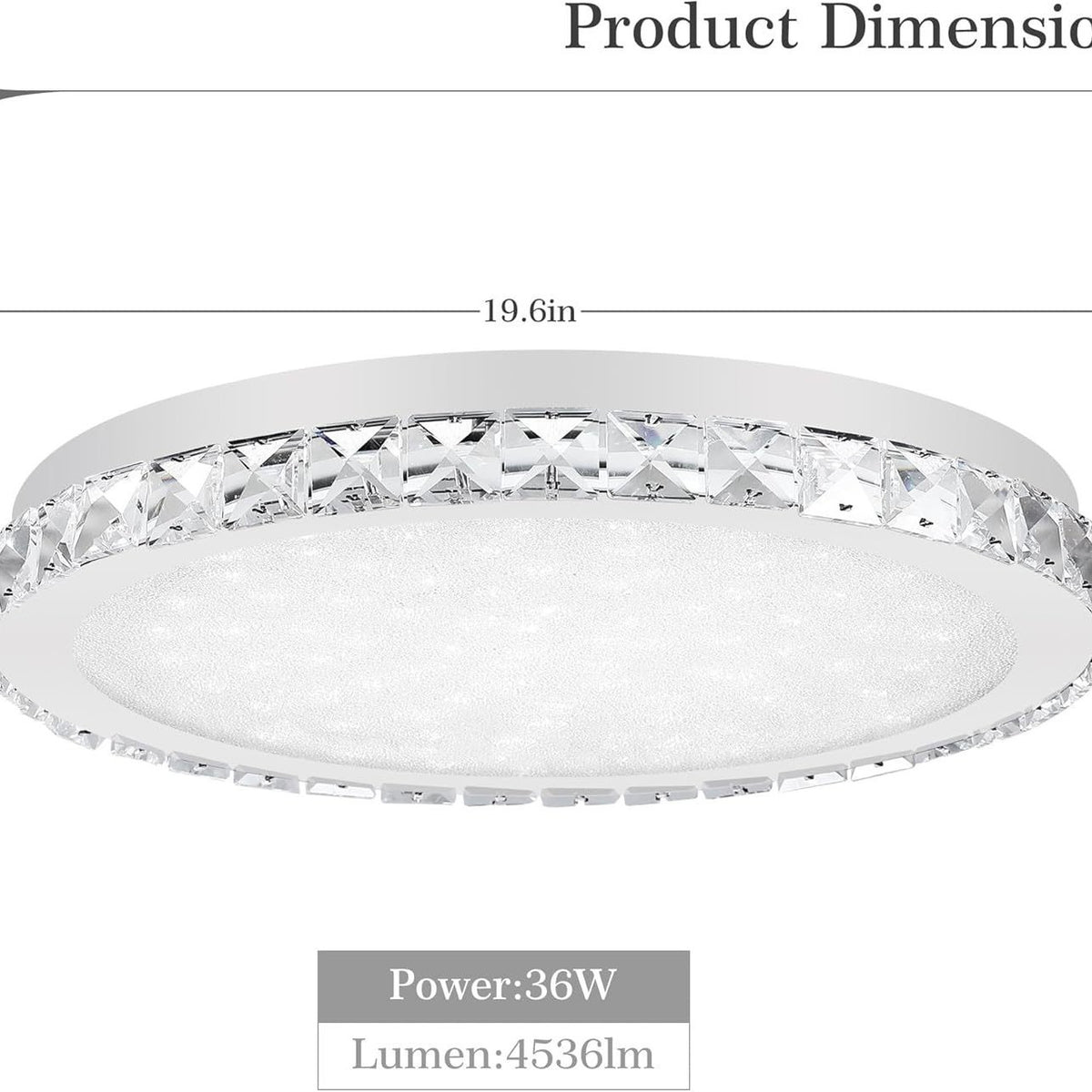 Crystal Ceiling Light for Bedroom Corridor Walkway
