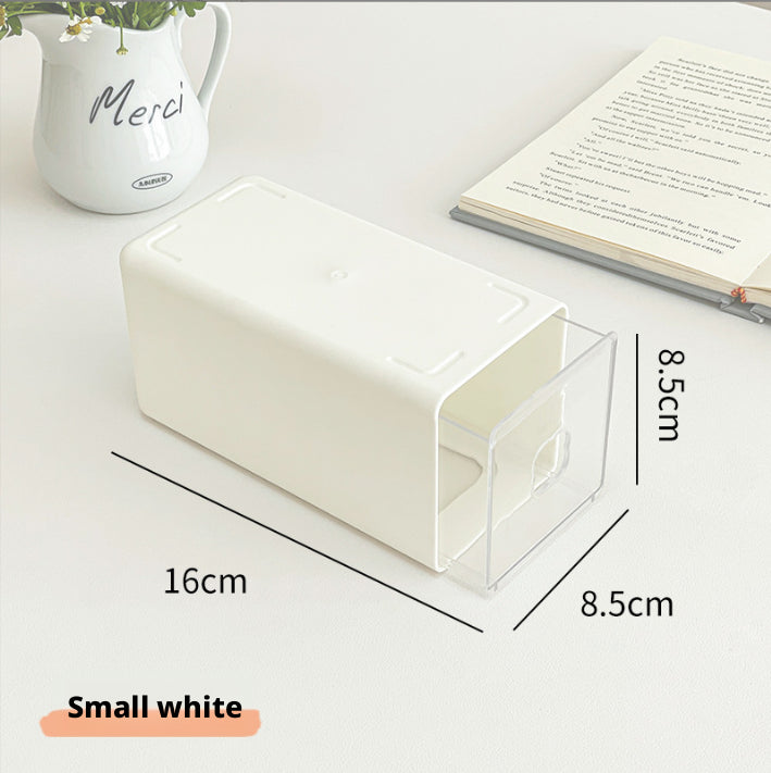 Tiroir de bureau à quatre feuilles de trèfle Box-1009 Grand-1 couleur crème