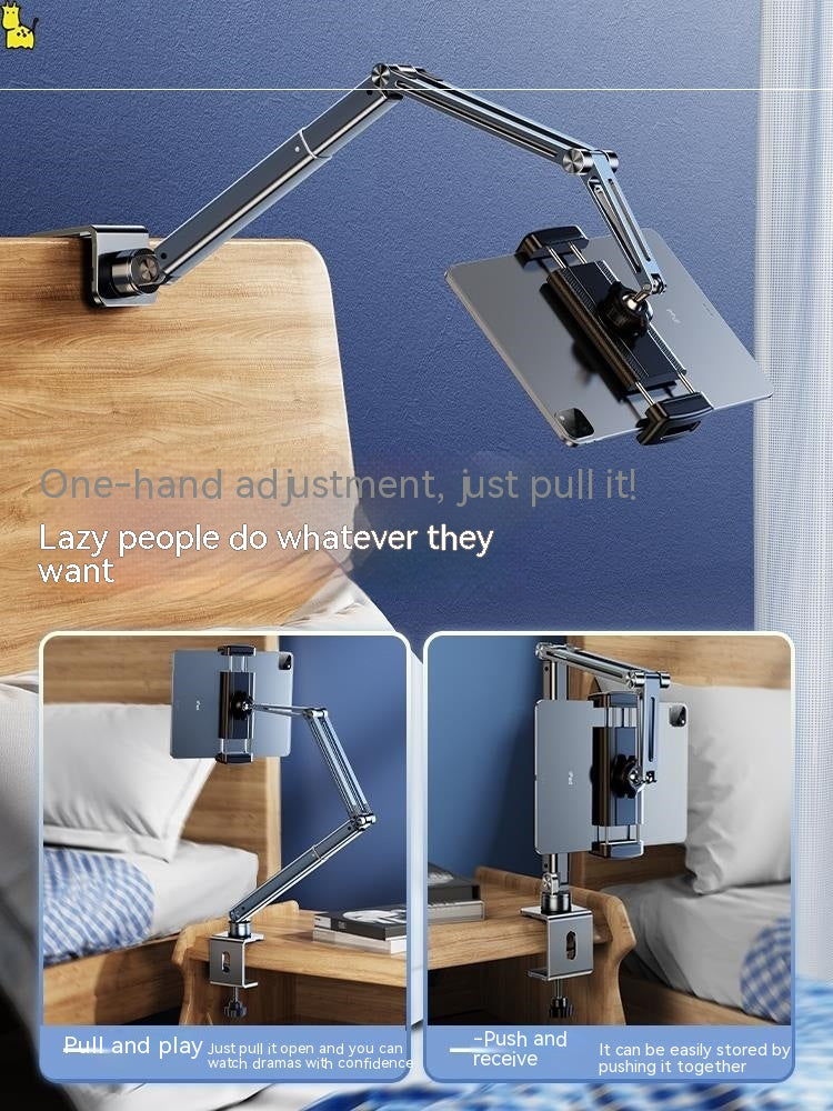 Cantilever mécanique Retractable Bedside Tablette de téléphone mobile Computer Stand