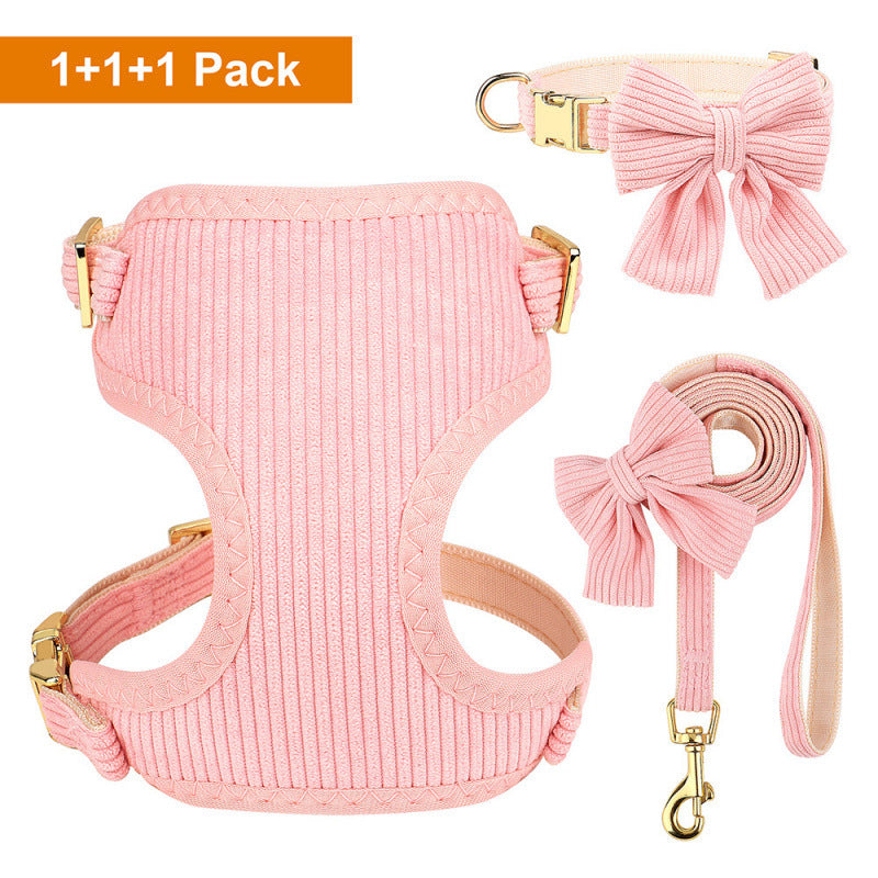Harnais de col Traction Bow Pet Veste