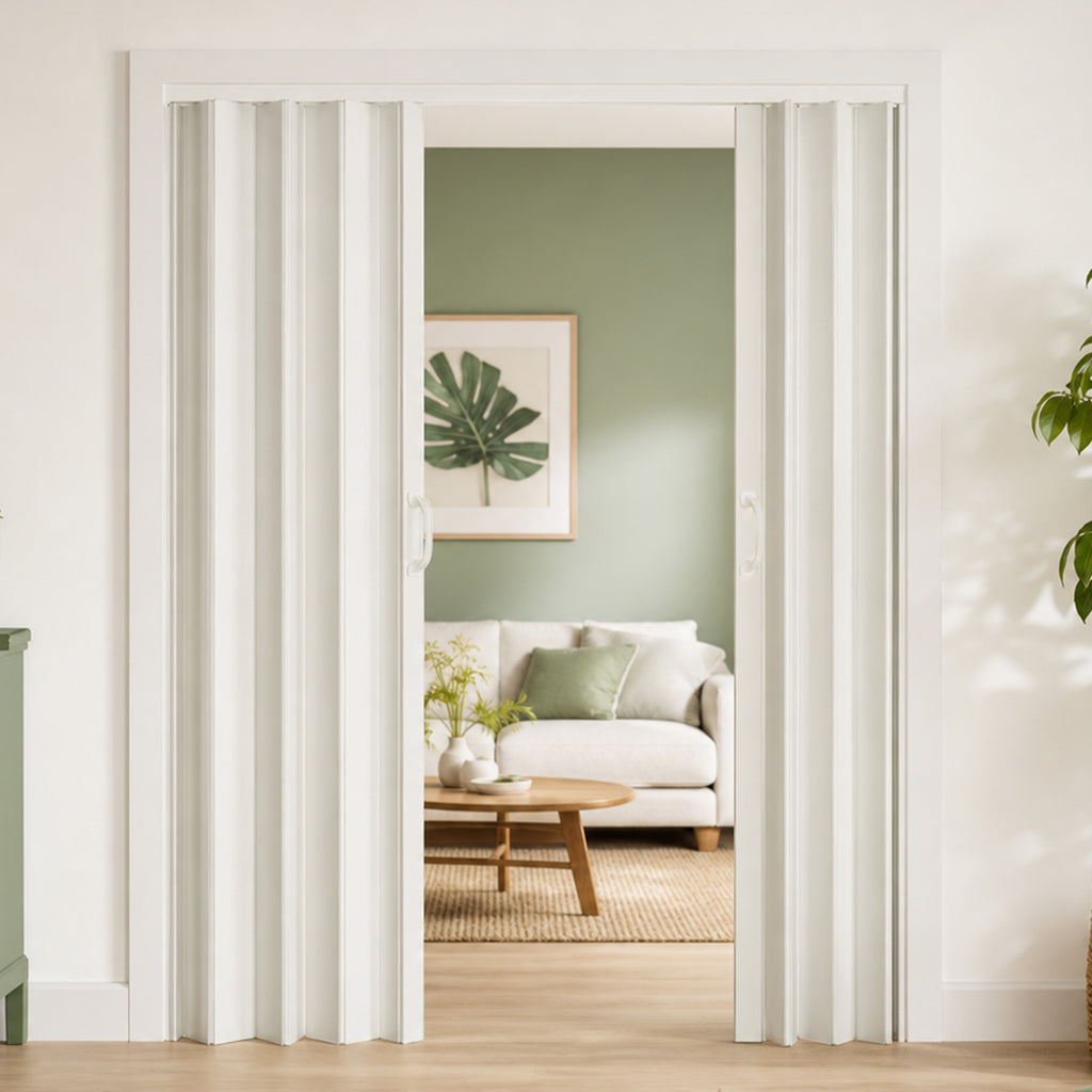 Porte pliante à accordéon en PVC 59"x77"