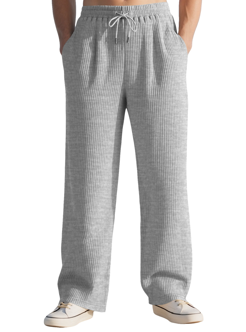 Commerce extérieur Pantalon à côtes verticales pour hommes