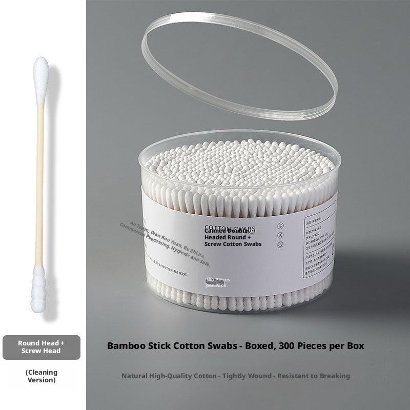 Nettoyage coton écouvillonnage-double embout et vis-100 pièces 1 pack