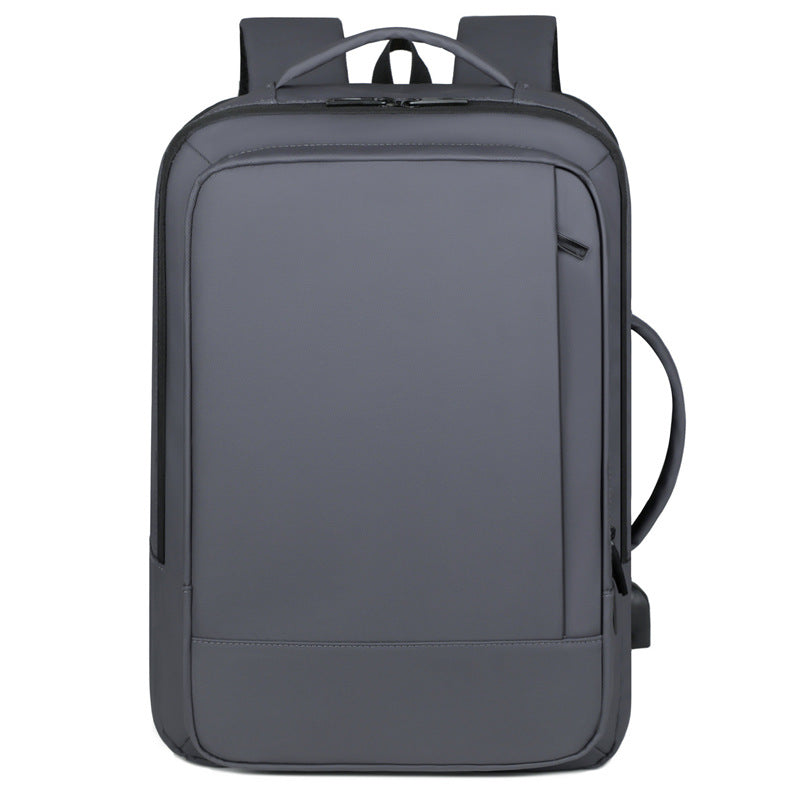 Large Capacity Leather Laptop Backpack