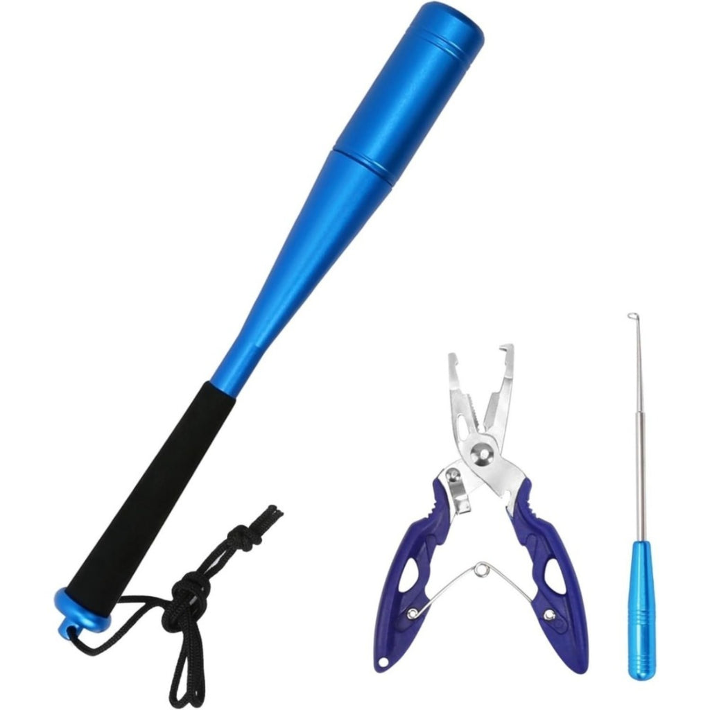 3-pièces Fish Killer Set 24,5 Cm Aluminium Fish Killer comprend pinces de pêche Et H