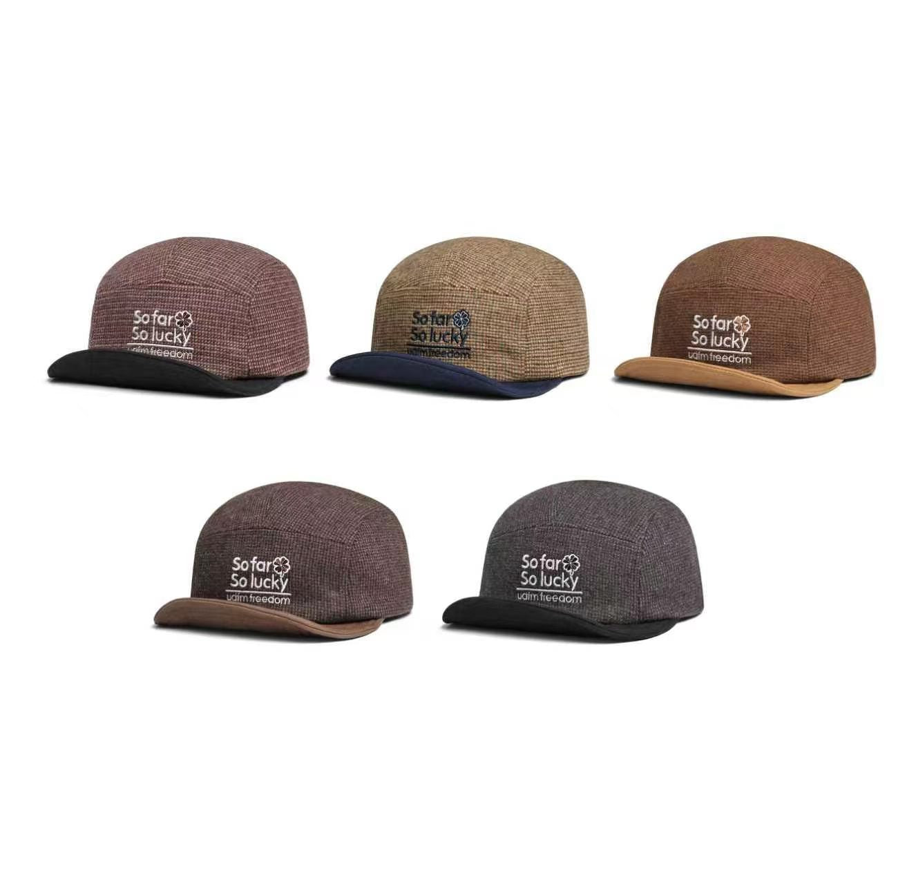 Casquette de baseball à lettres multicolores pour l'automne Et l'hiver