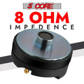 5 Core Compression Driver 3.5 pouces Tweeter Gorge de corne 220W Peak Loud 8 Ohm Diaph Titanium
