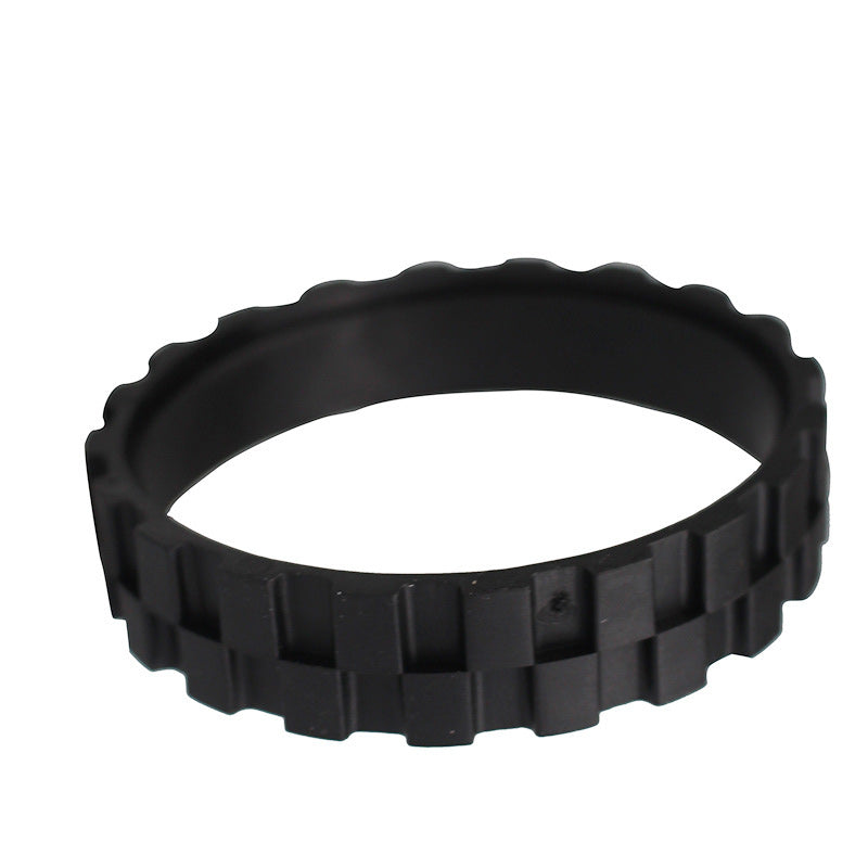 Pneu robot anti-abrasion Pneu de ceinture noir
