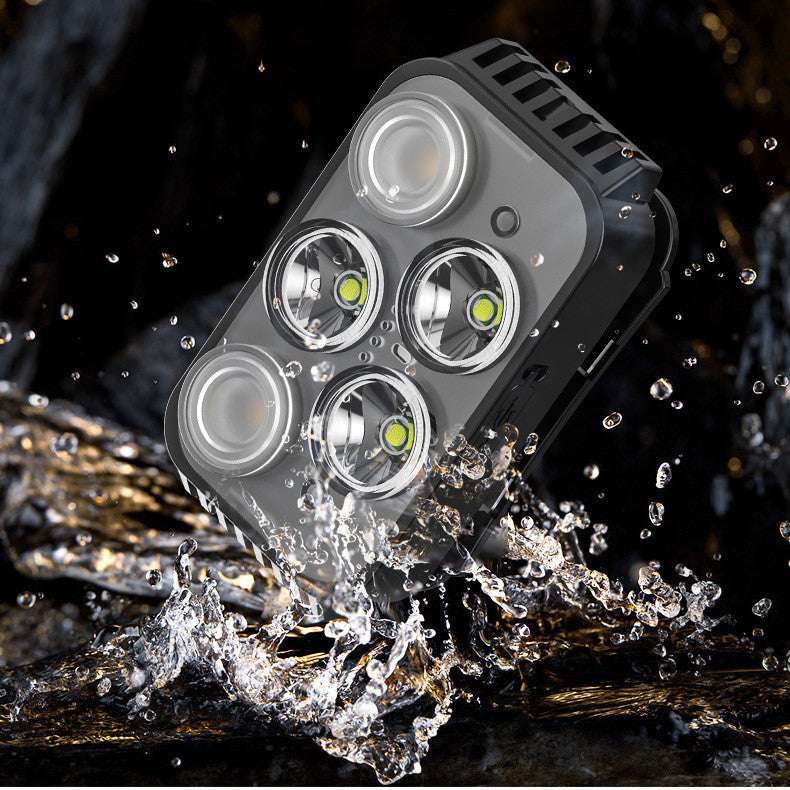 Outdoor Camping USB Rechargeable Smart Induction Lampe de pêche