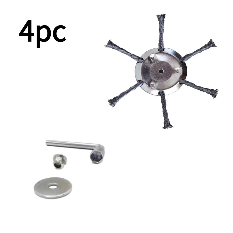 Tête de pinceau en acier 6Wire 6in