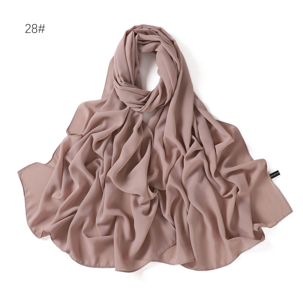 Echarpe de couleur solide pour les femmes