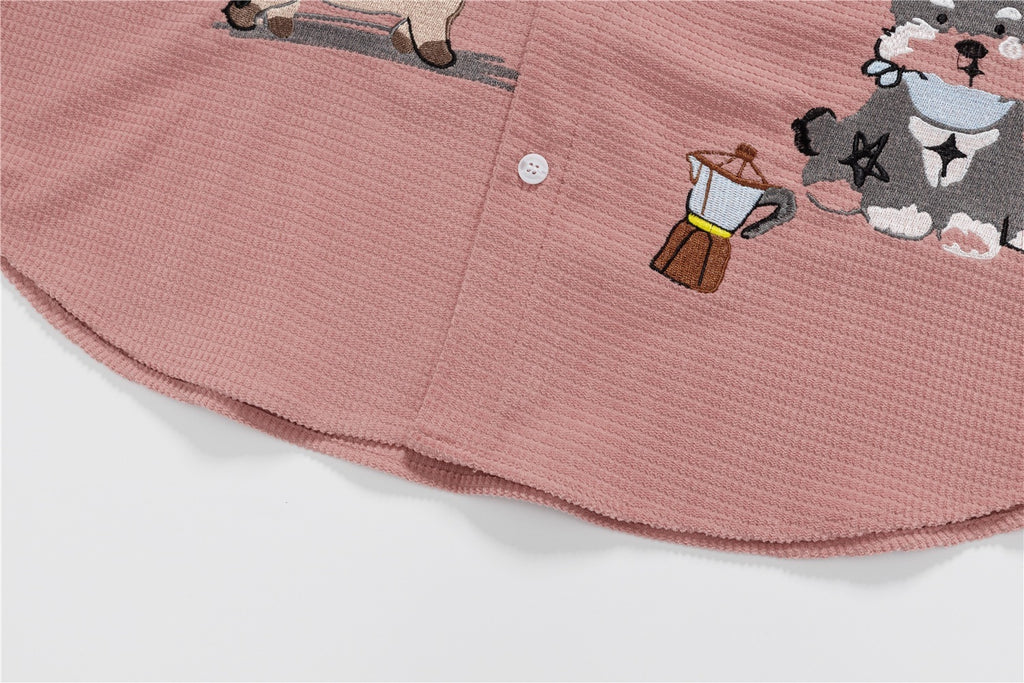 Chemise à manches courtes pour hommes et femmes