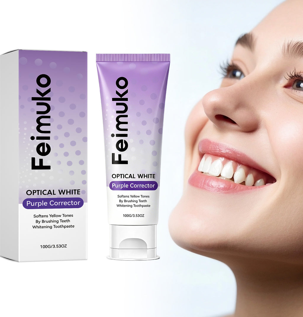 Dentifrice pourpre blanchissant