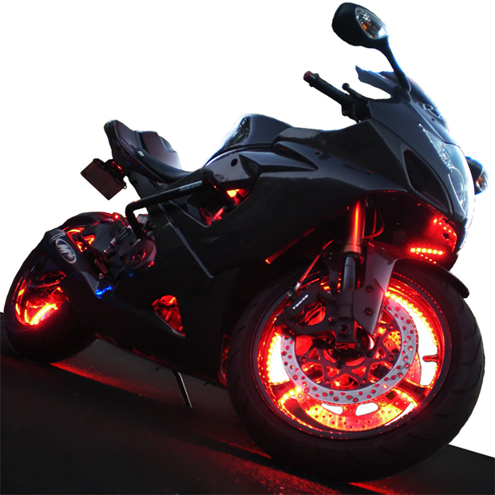 Lumières de roues sans fil à LED