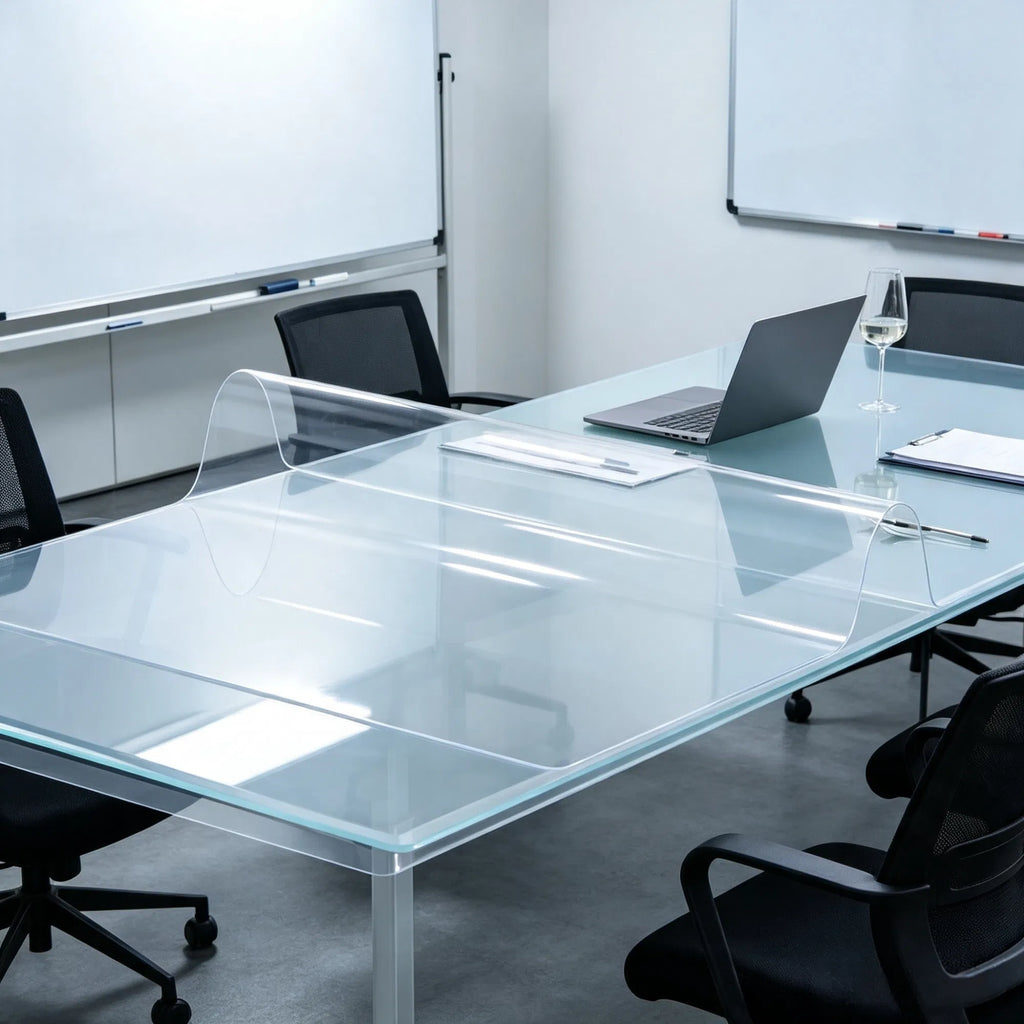 36 x 54 pouces 1,5 mm Protecteur de table en PVC transparent épais