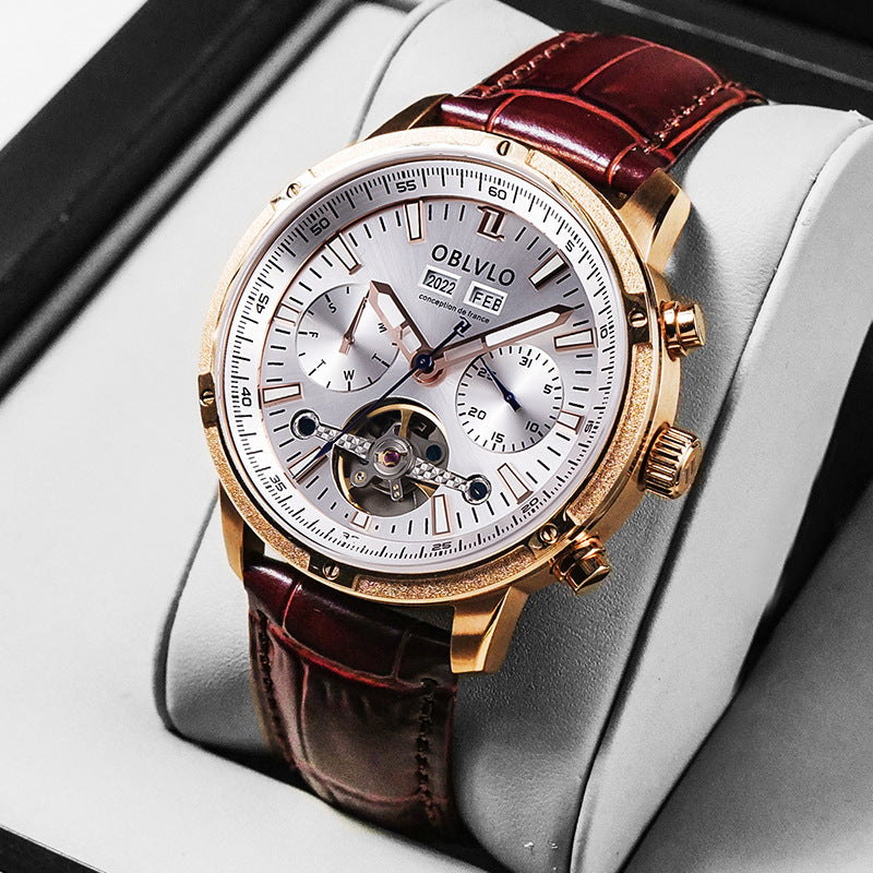 Montre de mode multifonctionnelle pour hommes