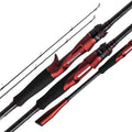Carbon Straight Handle Pikestaff Light Lure Rod Tossing Rod de pêche réglable