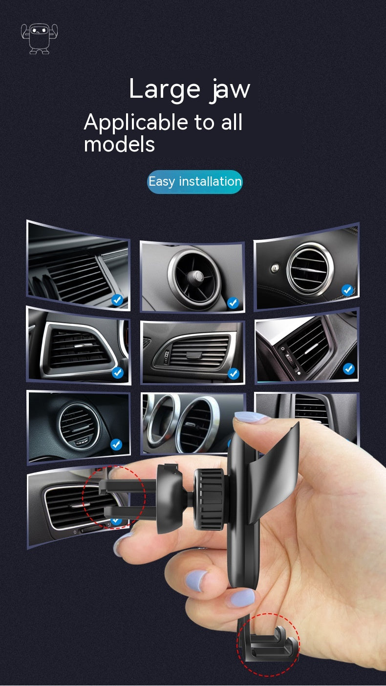 Carte de dessin animé Buckle Voiture Vent Support de téléphone mobile
