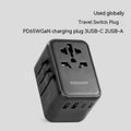 Convertisseur universel de prise de voyage de chargeur 65W