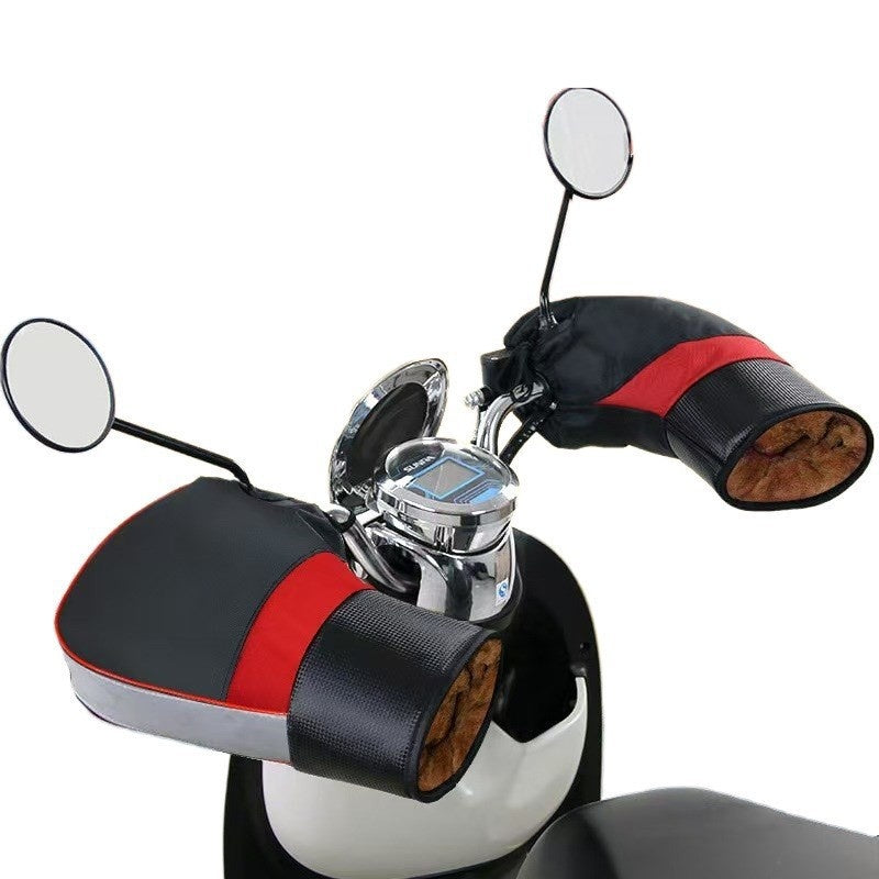 Gants thermiques anti-vent pour vélo électrique chaud