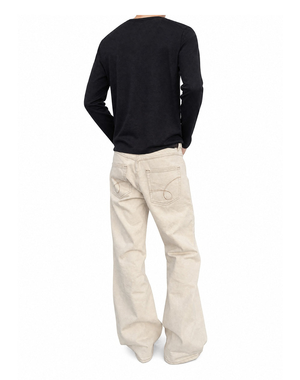 Skinny Jeans Zipper Fly Boucle cinq pièces