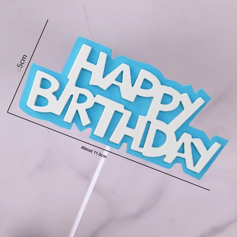 Bon anniversaire Cake décoration carte couleur EVA double couche