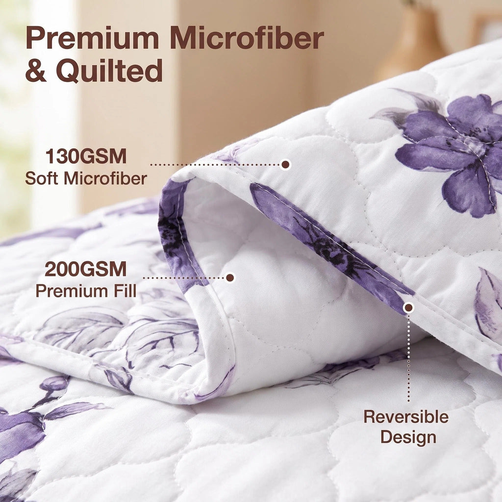 Couche de lit et rideau pour la fleur de 9 piece pour roi de Californie