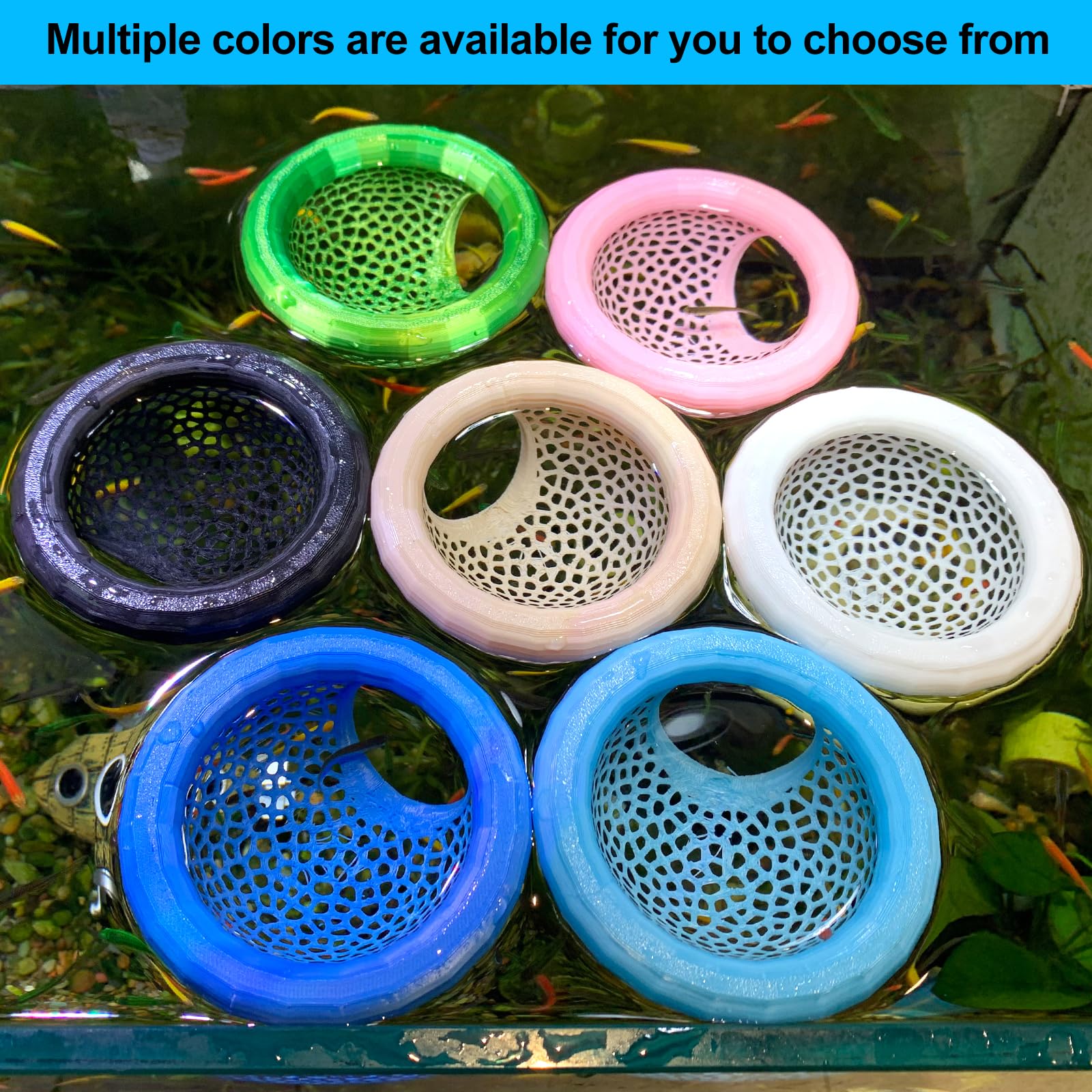 2pcs White Floating Betta Fish Hammock Bed
