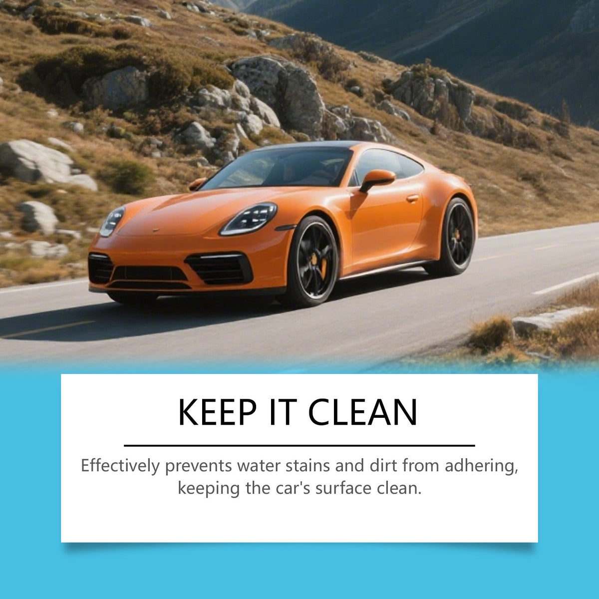 Le pack de spray pour soins de voiture brille