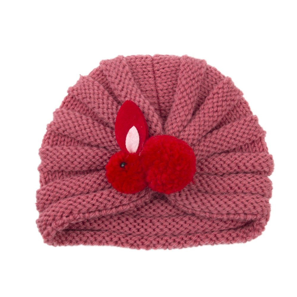 Enfants Chapeau tricoté en laine Automne Et l'hiver