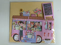 Carte pop-up 3D - Van rose