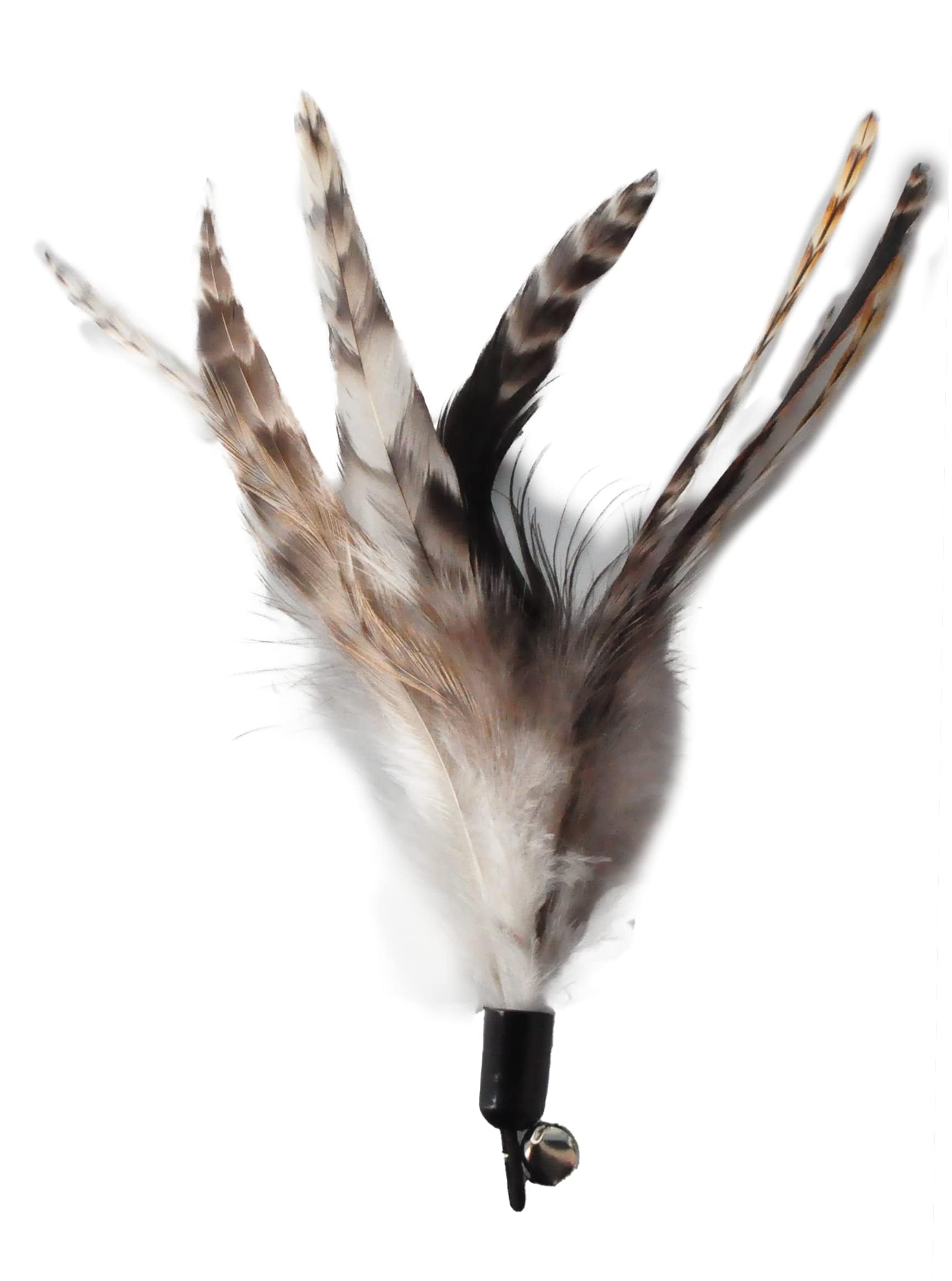Jouets de chat - Pas de jouets de plumes de chat à colorant chimique pour les chats d'intérieur - Inclure la baguette de chat et le Natu