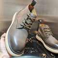 Chaussures en cuir haut de gamme à bout rond de vache