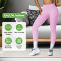 4 Tailles-5 Couleurs Option -- 1Pc Femmes haute taille Leggings d'entraînement Tummy Control Compressi