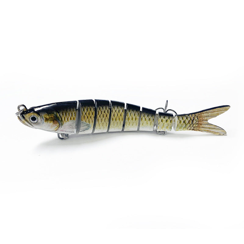8-section Grand faux luth à longue portée submerged Hard Fishing Bait