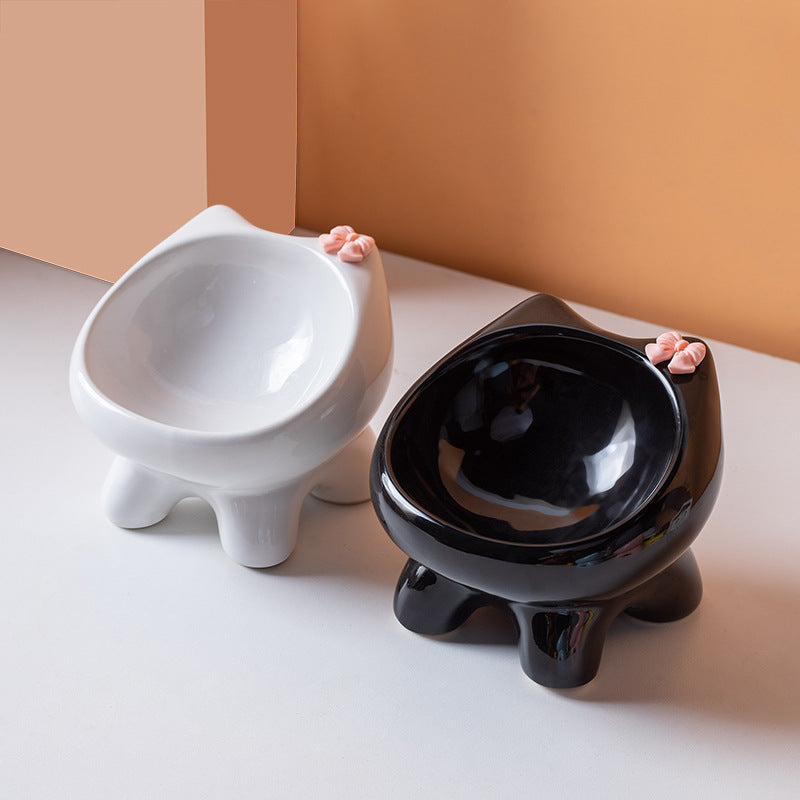 Super Cute Cat Bowl Ceramic Pet Supplies