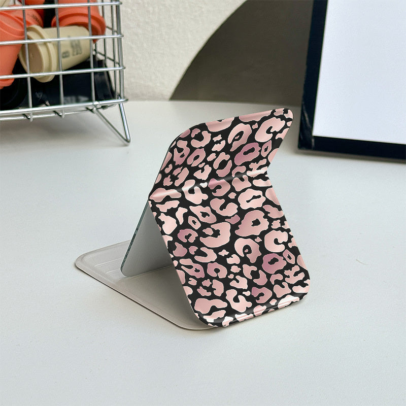 Miroir compact pliant imprimé Leopard