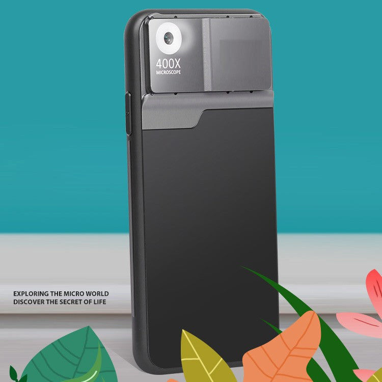 Aluminium Alliage Tpu Téléphone portable Microscope Lens 400X HD